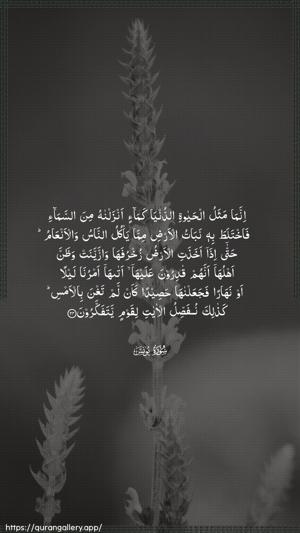 Yunus Ayah 24 - Arabic wallpaper