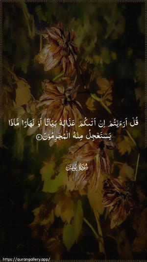 Yunus Ayah 50 - Arabic wallpaper
