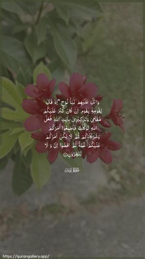 Yunus Ayah 71 - Arabic wallpaper