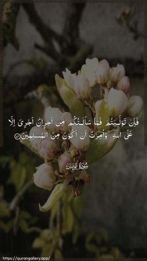 Yunus Ayah 72 - Arabic wallpaper