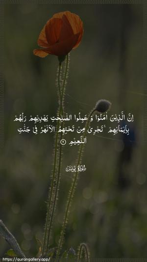 Yunus Ayah 9 - Arabic wallpaper