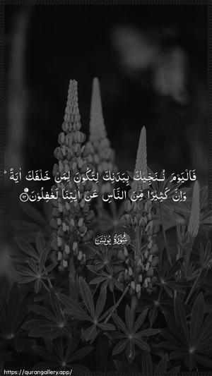 Yunus Ayah 92 - Arabic wallpaper