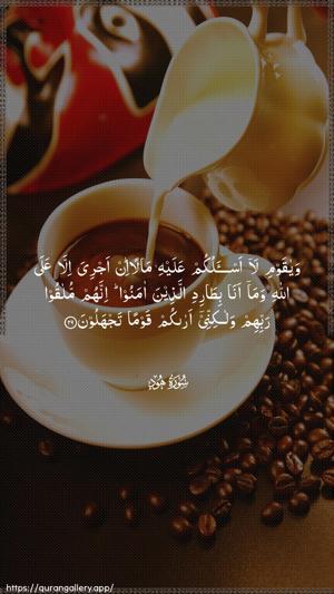 Hud Ayah 29 - Arabic wallpaper