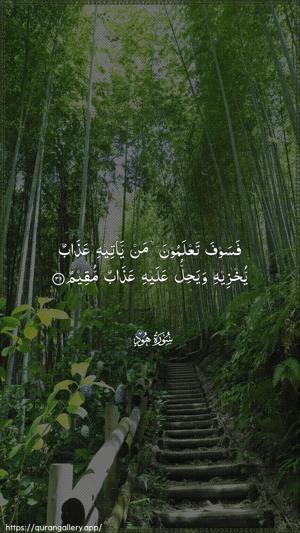 Hud Ayah 39 - Arabic wallpaper
