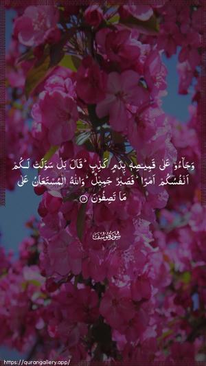Yusuf Ayah 18 - Arabic wallpaper