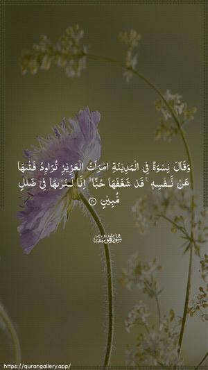 Yusuf Ayah 30 - Arabic wallpaper