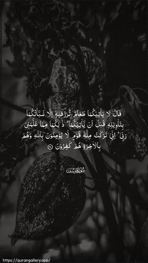 Yusuf Ayah 37 - Arabic wallpaper