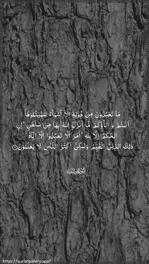 Yusuf Ayah 40 - Arabic wallpaper