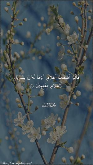 Yusuf Ayah 44 - Arabic wallpaper