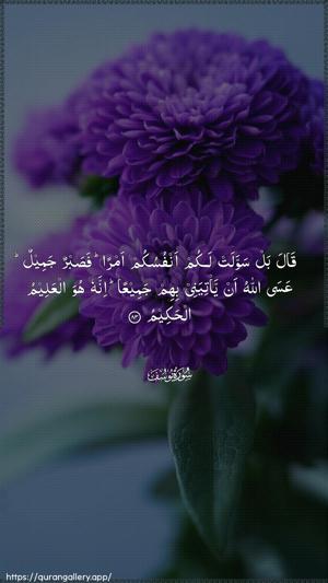 Yusuf Ayah 83 - Arabic wallpaper