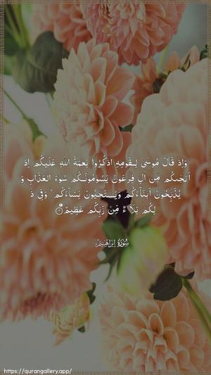 Ibrahim Ayah 6 - Arabic wallpaper