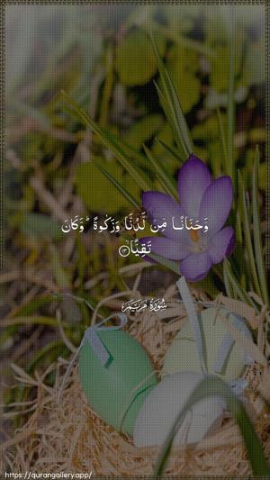 Maryam Ayah 13 - Arabic wallpaper