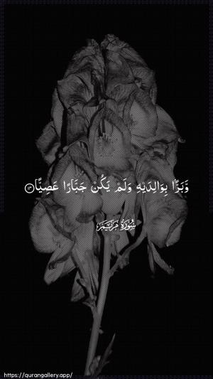 Maryam Ayah 14 - Arabic wallpaper