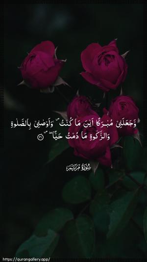 Maryam Ayah 31 - Arabic wallpaper