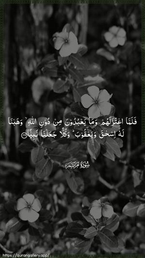 Maryam Ayah 49 - Arabic wallpaper