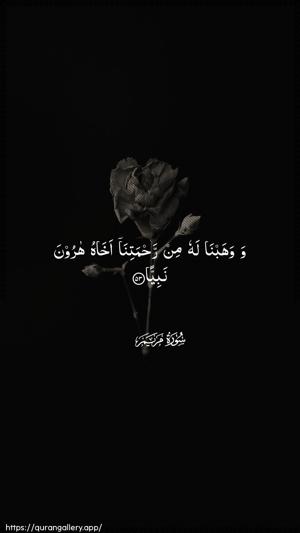 Maryam Ayah 53 - Arabic wallpaper