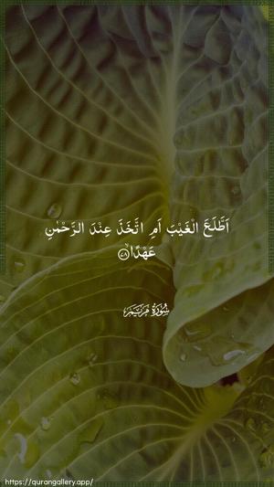 Maryam Ayah 78 - Arabic wallpaper