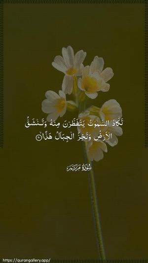 Maryam Ayah 90 - Arabic wallpaper