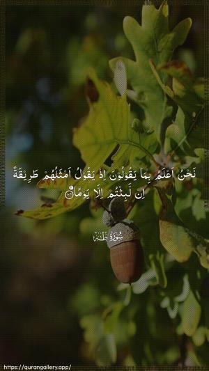 Taa-Haa Ayah 104 - Arabic wallpaper