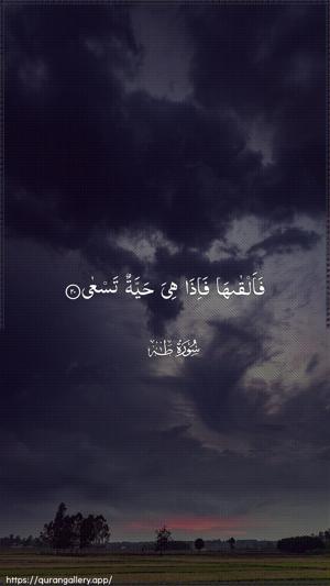 Taa-Haa Ayah 20 - Arabic wallpaper