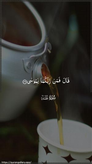 Taa-Haa Ayah 49 - Arabic wallpaper