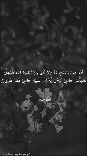 Taa-Haa Ayah 81 - Arabic wallpaper