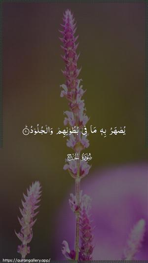 Al-Hajj Ayah 20 - Arabic wallpaper