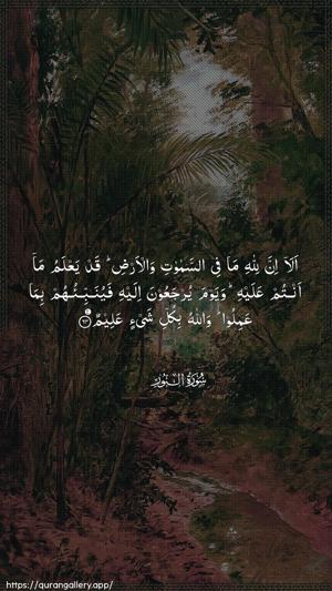 An-Noor Ayah 64 - Arabic wallpaper