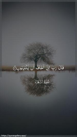 Ash-Shu"araa Ayah 12 - Arabic wallpaper