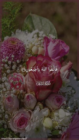 Ash-Shu"araa Ayah 126 - Arabic wallpaper