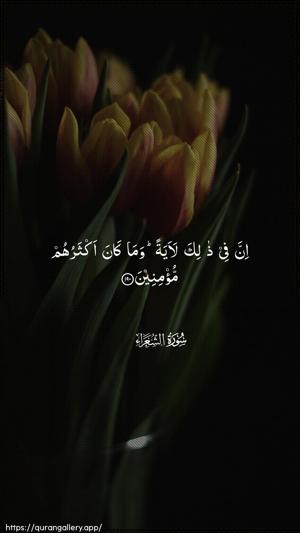 Ash-Shu"araa Ayah 190 - Arabic wallpaper