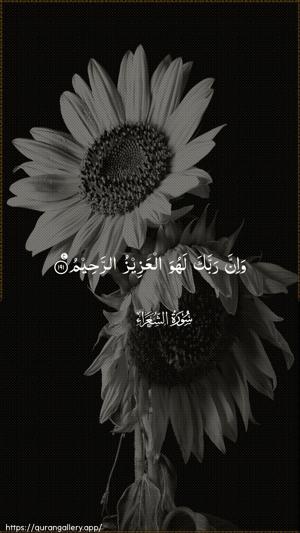 Ash-Shu"araa Ayah 191 - Arabic wallpaper