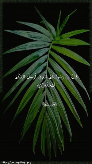 Ash-Shu"araa Ayah 27 - Arabic wallpaper