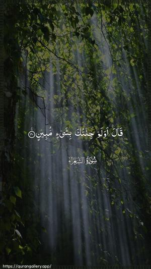 Ash-Shu"araa Ayah 30 - Arabic wallpaper