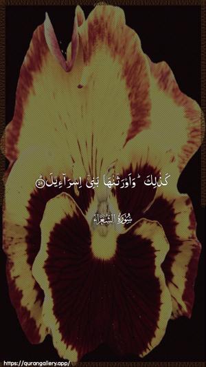 Ash-Shu"araa Ayah 59 - Arabic wallpaper