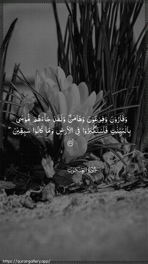 Al-Ankaboot Ayah 39 - Arabic wallpaper