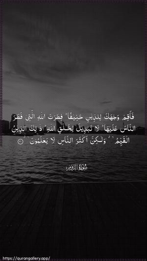 Ar-Room Ayah 30 - Arabic wallpaper