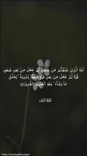 Ar-Room Ayah 54 - Arabic wallpaper