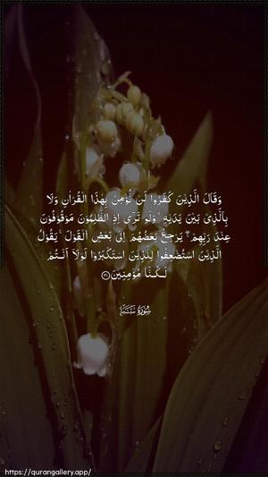 Saba Ayah 31 - Arabic wallpaper