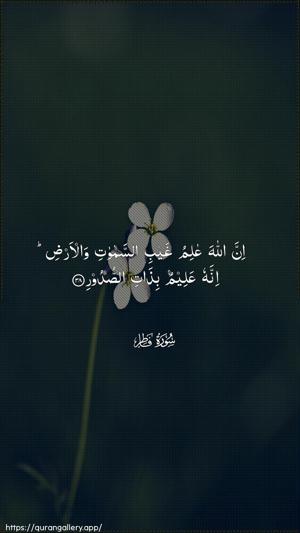 Faatir Ayah 38 - Arabic wallpaper