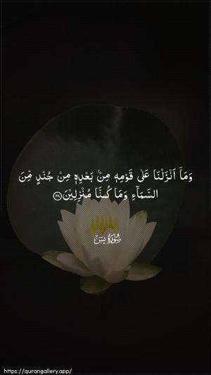 Yaseen Ayah 28 - Arabic wallpaper
