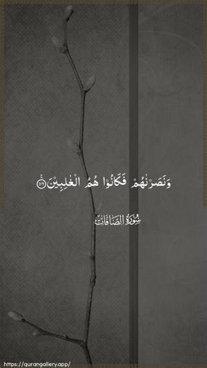 As-Saaffaat Ayah 116 - Arabic wallpaper
