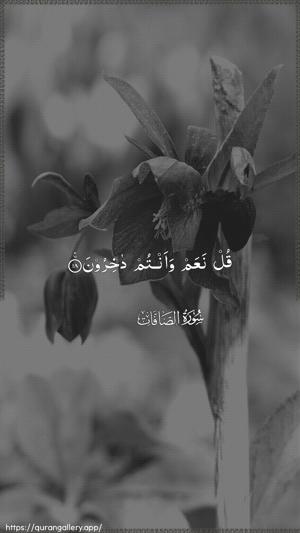 As-Saaffaat Ayah 18 - Arabic wallpaper