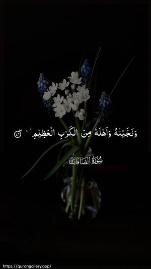 As-Saaffaat Ayah 76 - Arabic wallpaper