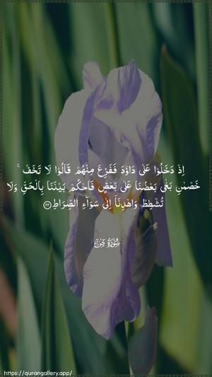 Saad Ayah 22 - Arabic wallpaper