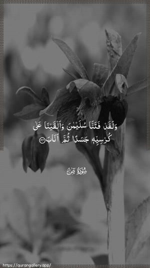 Saad Ayah 34 - Arabic wallpaper