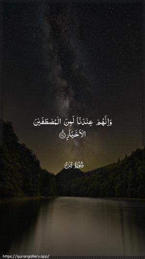 Saad Ayah 47 - Arabic wallpaper