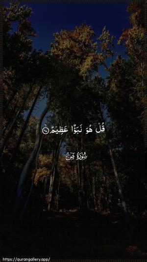Saad Ayah 67 - Arabic wallpaper