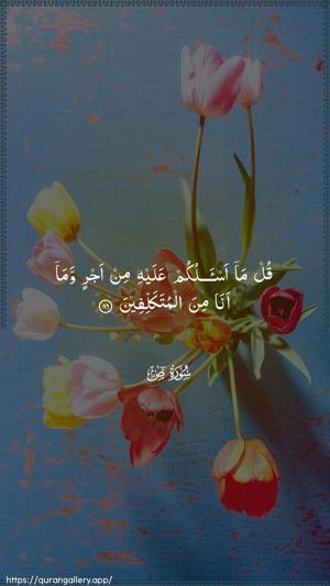 Saad Ayah 86 - Arabic wallpaper