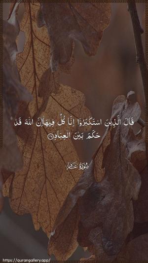 Al-Ghaafir Ayah 48 - Arabic wallpaper